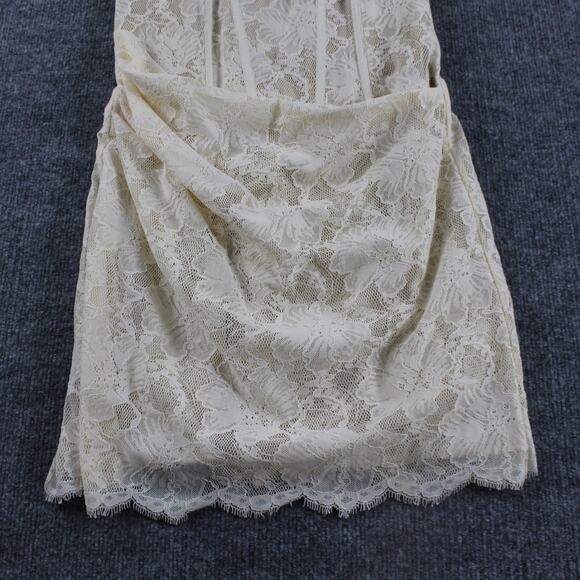 Nbd Dress Women Small Belladonna Mini Lace Straples Corset Fitted Cocktail Party - Picture 6 of 13